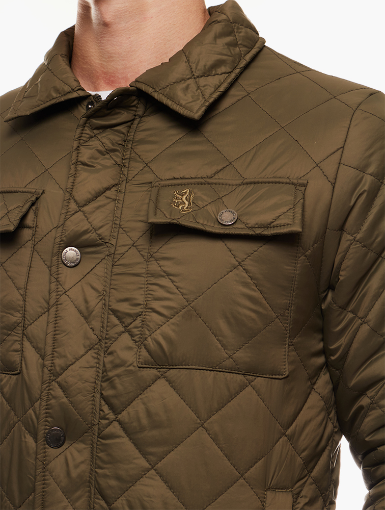 MyRunway | Shop Pringle of Scotland Khaki Padded Jacket for Men